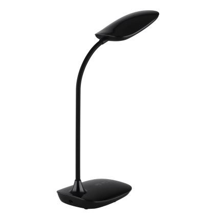 Globo - LED Ściemnialna dotykowa lampa stołowa LED/9W/230V 3000K/4000K/6500K CRI 90 czarna