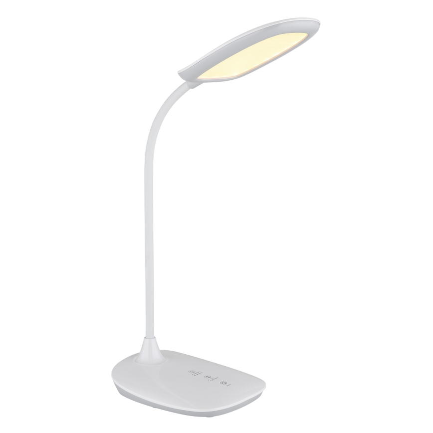 Globo - LED Ściemnialna dotykowa lampa stołowa LED/9W/230V 3000K/4000K/6500K CRI 90 biała