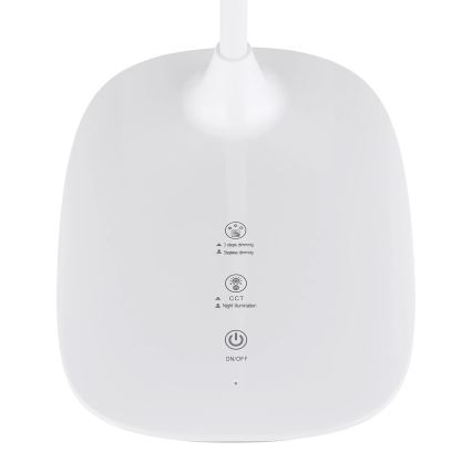 Globo - LED Ściemnialna dotykowa lampa stołowa LED/9W/230V 3000K/4000K/6500K CRI 90 biała