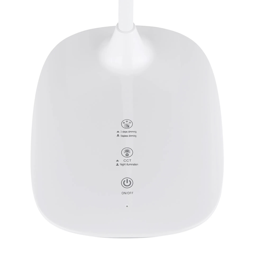 Globo - LED Ściemnialna dotykowa lampa stołowa LED/9W/230V 3000K/4000K/6500K CRI 90 biała