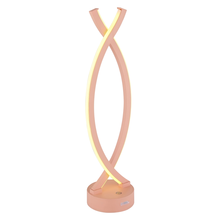 Globo - LED Ściemnialna dotykowa lampa stołowa LED/1W/3,7V 3000K 1800 mAh USB różowa