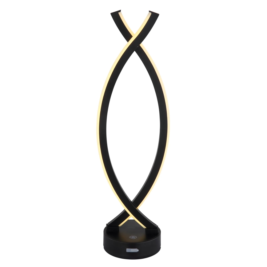 Globo - LED Ściemnialna dotykowa lampa stołowa LED/1W/3,7V 3000K 1800 mAh USB czarna