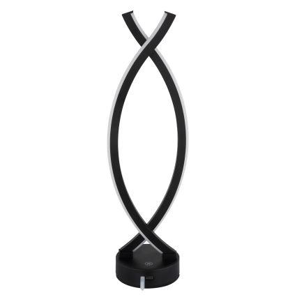 Globo - LED Ściemnialna dotykowa lampa stołowa LED/1W/3,7V 3000K 1800 mAh USB czarna