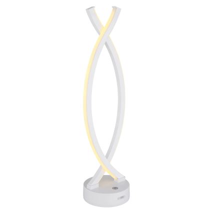 Globo - LED Ściemnialna dotykowa lampa stołowa LED/1W/3,7V 3000K 1800 mAh USB biała