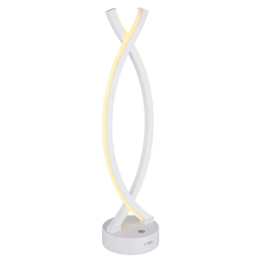 Globo - LED Ściemnialna dotykowa lampa stołowa LED/1W/3,7V 3000K 1800 mAh USB biała