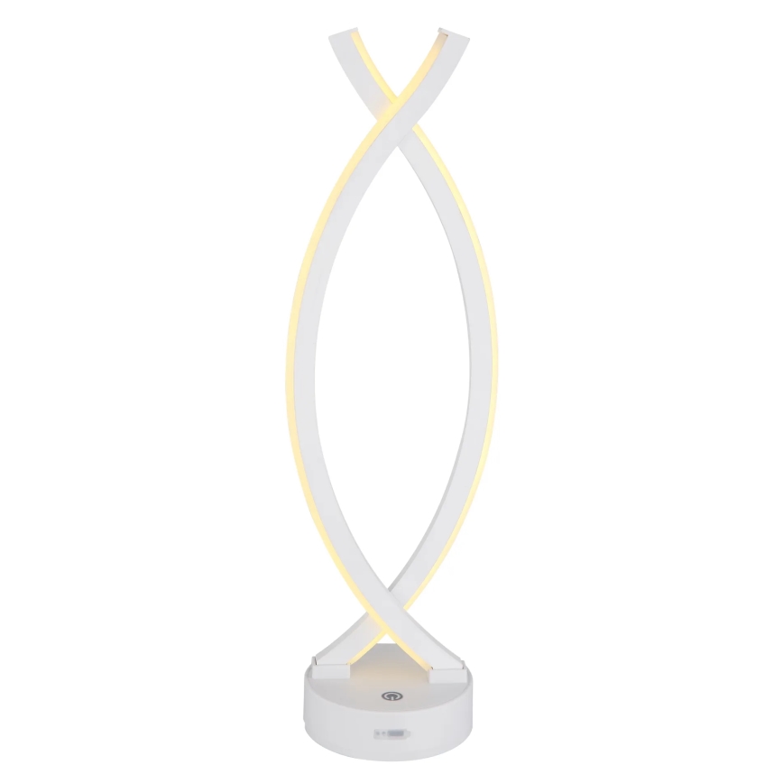 Globo - LED Ściemnialna dotykowa lampa stołowa LED/1W/3,7V 3000K 1800 mAh USB biała