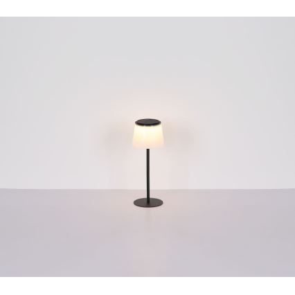 Globo - LED zewnętrzna lampa stołowa z dotykowym ściemniaczem LED/1,8W/5V IP44 1800 mAh czarna/biała