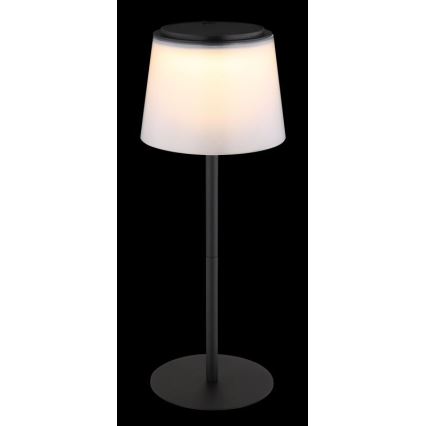 Globo - LED zewnętrzna lampa stołowa z dotykowym ściemniaczem LED/1,8W/5V IP44 1800 mAh czarna/biała