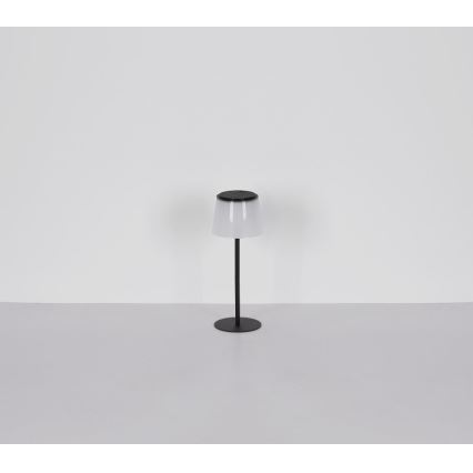 Globo - LED Ściemnialna dotykowa zewnętrzna lampa stołowa LED/1,8W/5V IP44 1800 mAh czarna/biała
