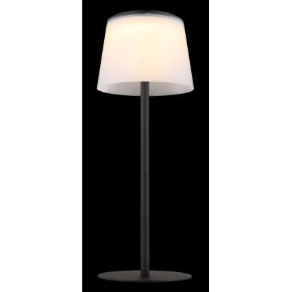 Globo - LED Ściemnialna dotykowa zewnętrzna lampa stołowa LED/1,8W/5V IP44 1800 mAh czarna/biała
