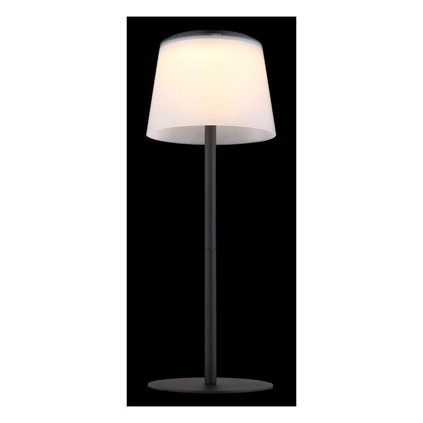 Globo - LED Ściemnialna dotykowa zewnętrzna lampa stołowa LED/1,8W/5V IP44 1800 mAh czarna/biała