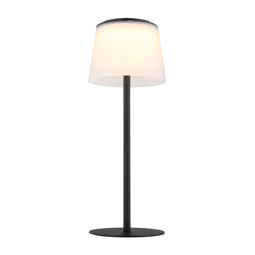 Globo - LED Ściemnialna dotykowa zewnętrzna lampa stołowa LED/1,8W/5V IP44 1800 mAh czarna/biała