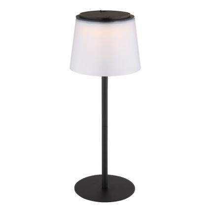 Globo - LED Ściemnialna dotykowa zewnętrzna lampa stołowa LED/1,8W/5V IP44 1800 mAh czarna/biała