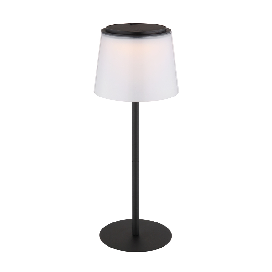 Globo - LED Ściemnialna dotykowa zewnętrzna lampa stołowa LED/1,8W/5V IP44 1800 mAh czarna/biała