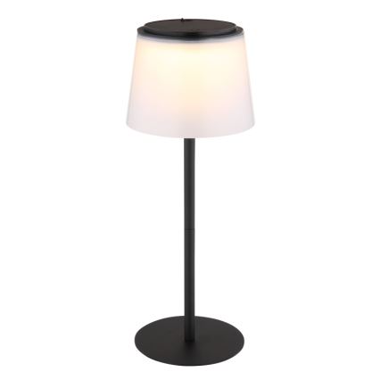 Globo - LED Ściemnialna dotykowa zewnętrzna lampa stołowa LED/1,8W/5V IP44 1800 mAh czarna/biała