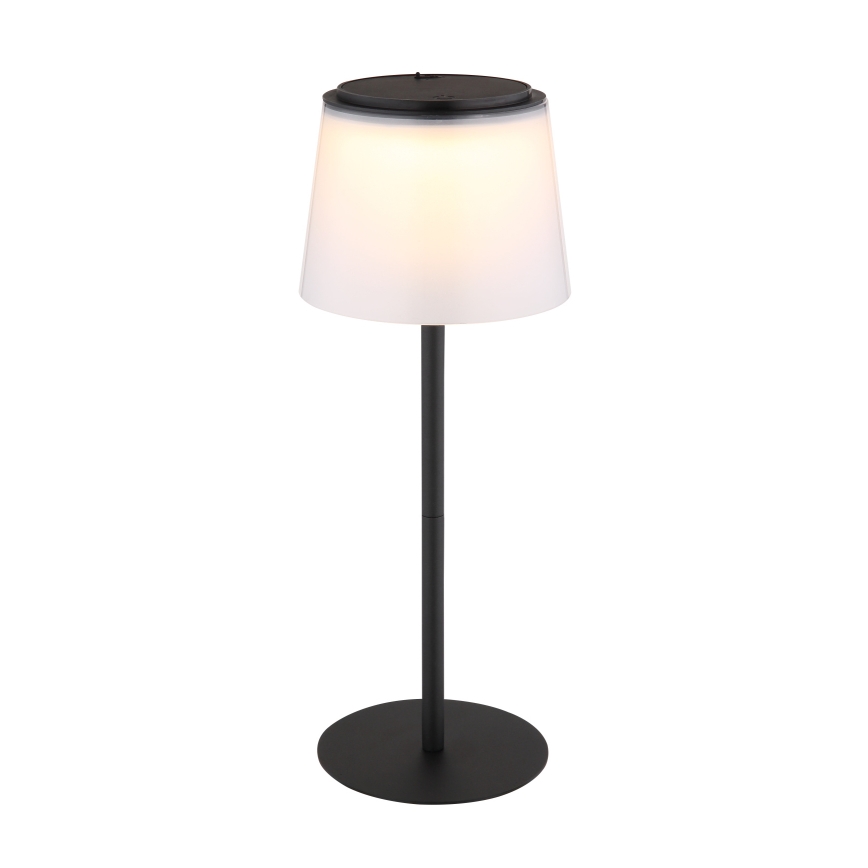 Globo - LED Ściemnialna dotykowa zewnętrzna lampa stołowa LED/1,8W/5V IP44 1800 mAh czarna/biała