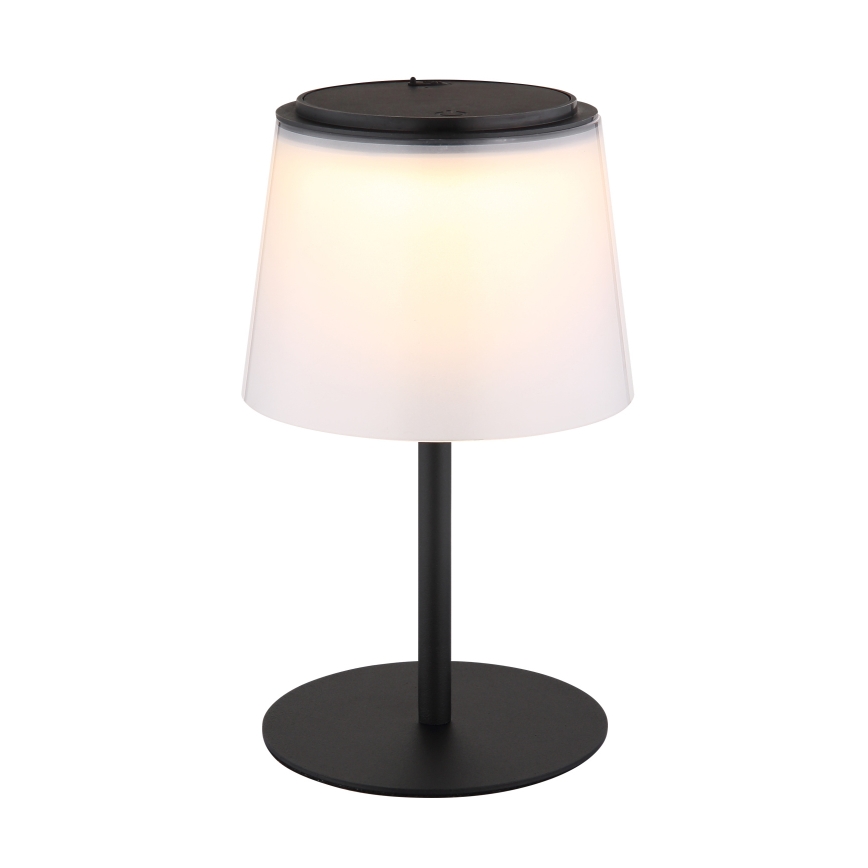 Globo - LED Ściemnialna dotykowa zewnętrzna lampa stołowa LED/1,8W/5V IP44 1800 mAh czarna/biała