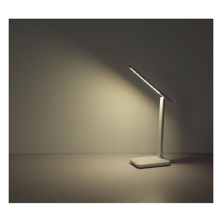 Globo - LED Ściemnialna akumulatorowa dotykowa lampa stołowa LED/3W/5V 2800/4000/6500K 1800 mAh biała