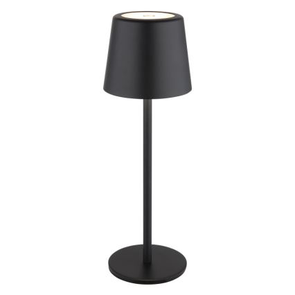 Globo - LED Ściemnialna zewnętrzna dotykowa lampa stołowa LED/2W/5V 3000/4000/6000K 2200 mAh IP44 czarna