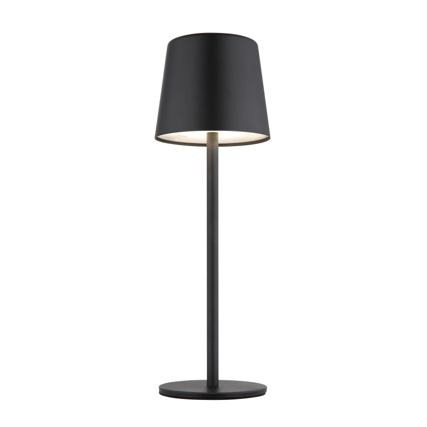 Globo - LED Ściemnialna zewnętrzna dotykowa lampa stołowa LED/2W/5V 3000/4000/6000K 2200 mAh IP44 czarna