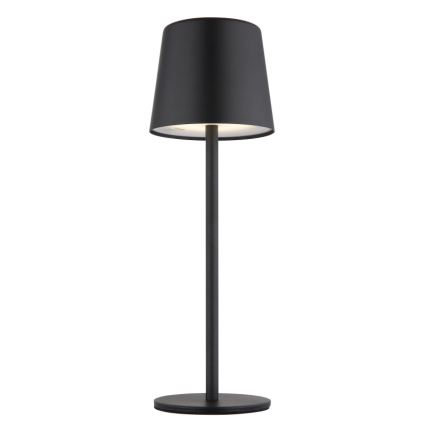 Globo - LED Ściemnialna zewnętrzna dotykowa lampa stołowa LED/2W/5V 3000/4000/6000K 2200 mAh IP44 czarna