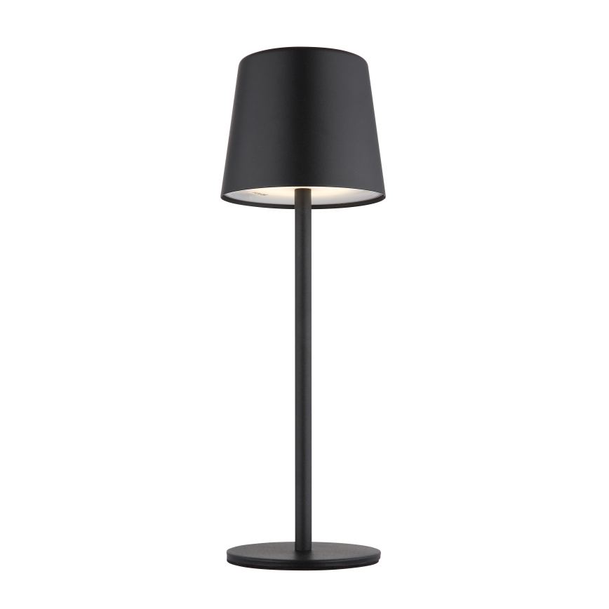 Globo - LED Ściemnialna zewnętrzna dotykowa lampa stołowa LED/2W/5V 3000/4000/6000K 2200 mAh IP44 czarna