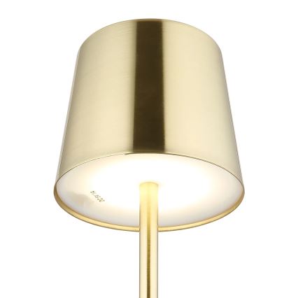 Globo - LED ściemnialna, dotykowa, ładowalna lampka stołowa LED/2W/3,7V 3000/4000/6000K 2200 mAh złota