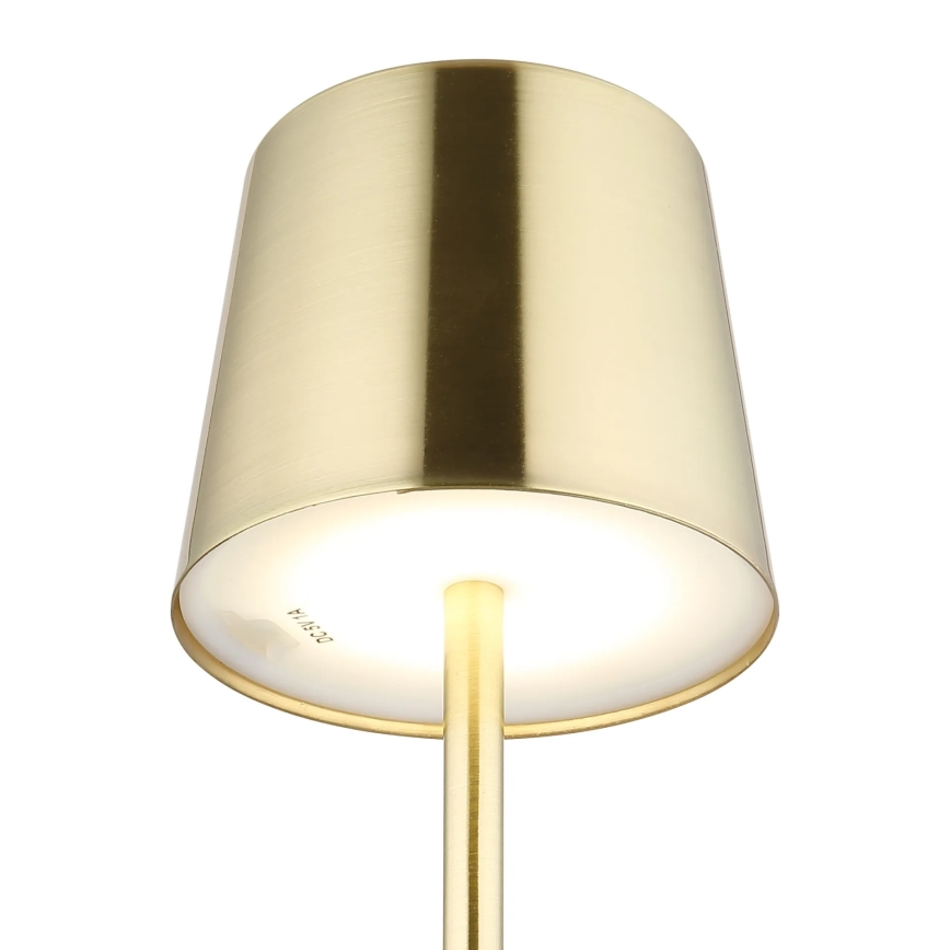 Globo - LED ściemnialna, dotykowa, ładowalna lampka stołowa LED/2W/3,7V 3000/4000/6000K 2200 mAh złota