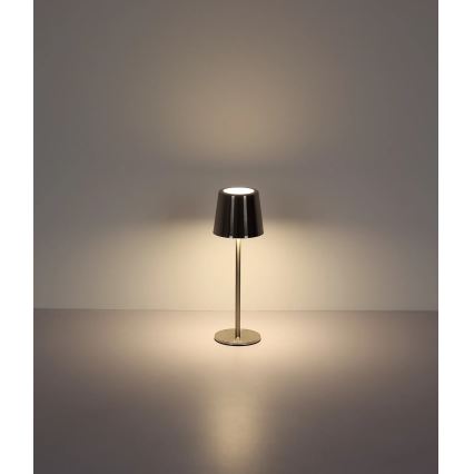 Globo - LED Ściemniana dotykowa ładowalna lampka stołowa LED/2W/3,7V 3000/4000/6000K 2200 mAh błyszczący chrom