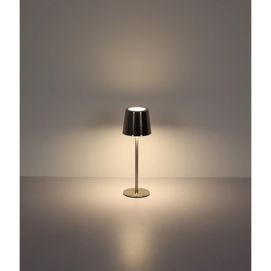 Globo - LED Ściemniana dotykowa ładowalna lampka stołowa LED/2W/3,7V 3000/4000/6000K 2200 mAh błyszczący chrom