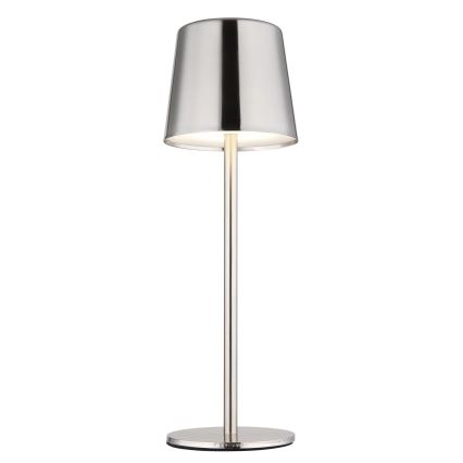 Globo - LED Ściemniana dotykowa ładowalna lampka stołowa LED/2W/3,7V 3000/4000/6000K 2200 mAh błyszczący chrom