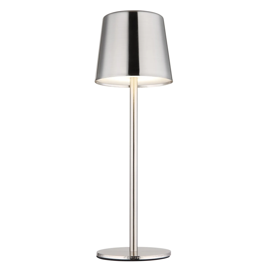 Globo - LED Ściemniana dotykowa ładowalna lampka stołowa LED/2W/3,7V 3000/4000/6000K 2200 mAh błyszczący chrom
