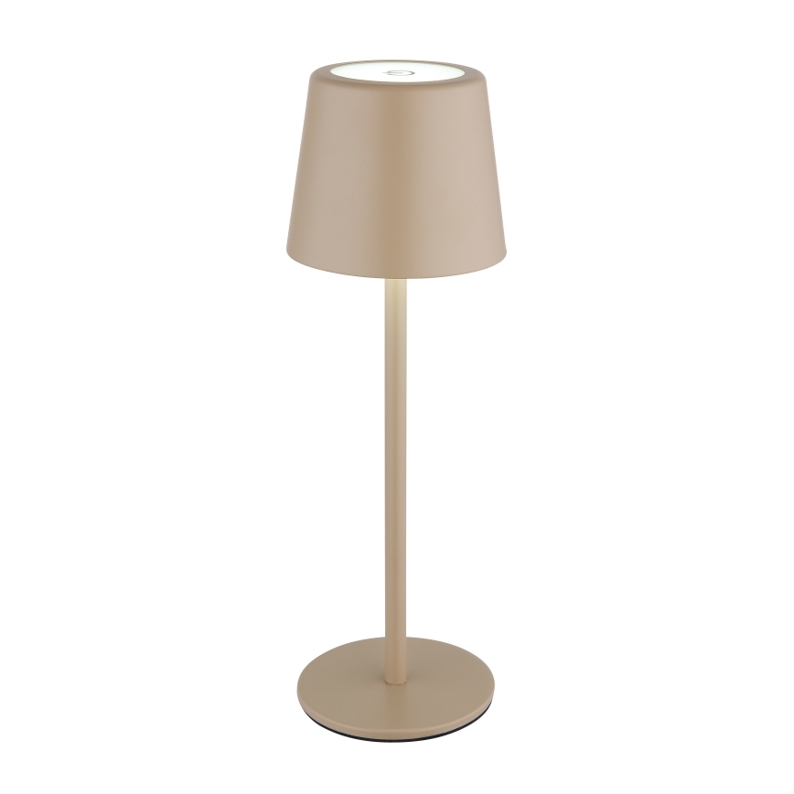 Globo - LED Ściemnialna zewnętrzna dotykowa lampa stołowa LED/2W/5V 3000/4000/6000K 2200 mAh IP44 kremowa