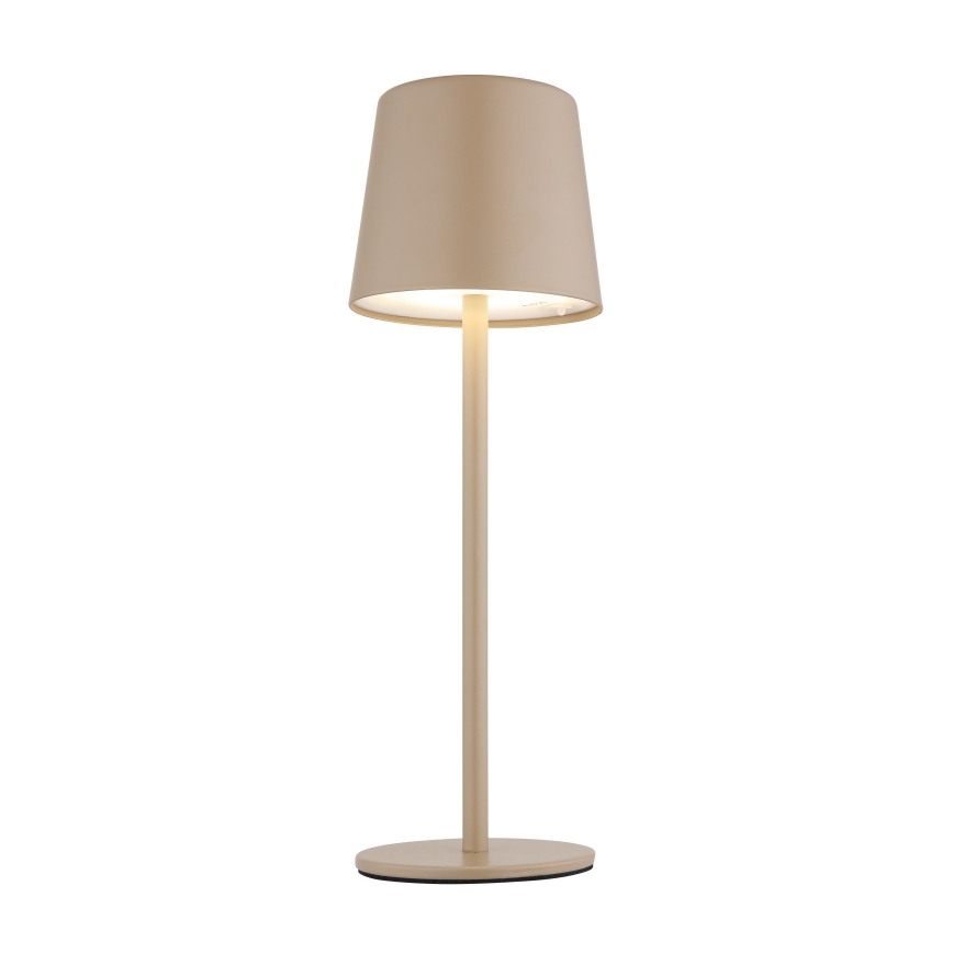 Globo - LED Ściemnialna zewnętrzna dotykowa lampa stołowa LED/2W/5V 3000/4000/6000K 2200 mAh IP44 kremowa