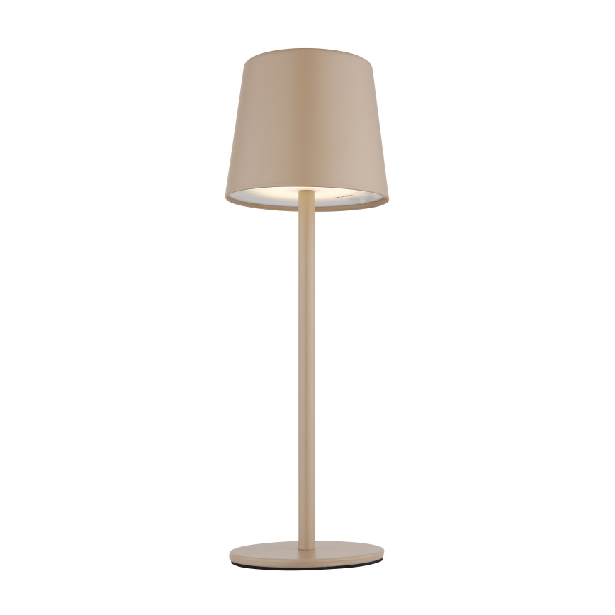 Globo - LED Ściemnialna zewnętrzna dotykowa lampa stołowa LED/2W/5V 3000/4000/6000K 2200 mAh IP44 kremowa