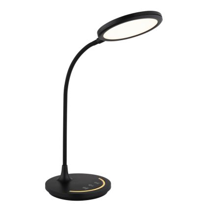 Globo - LED Ściemnialna elastyczna dotykowa lampa stołowa LED/12W/230V 3000/4000/6500K CRI 90 czarna
