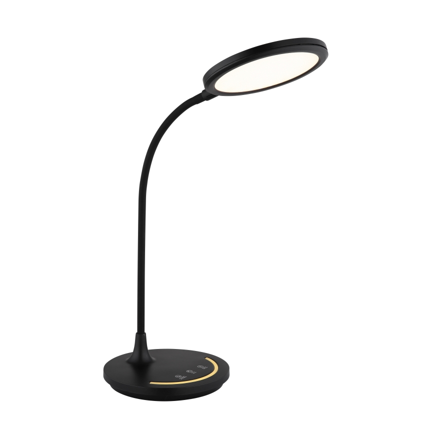 Globo - LED Ściemnialna elastyczna dotykowa lampa stołowa LED/12W/230V 3000/4000/6500K CRI 90 czarna