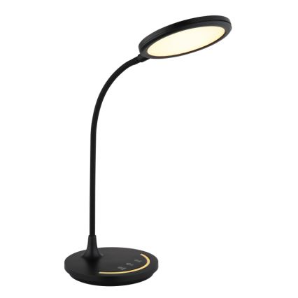 Globo - LED Ściemnialna elastyczna dotykowa lampa stołowa LED/12W/230V 3000/4000/6500K CRI 90 czarna