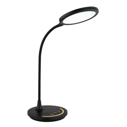 Globo - LED Ściemnialna elastyczna dotykowa lampa stołowa LED/12W/230V 3000/4000/6500K CRI 90 czarna