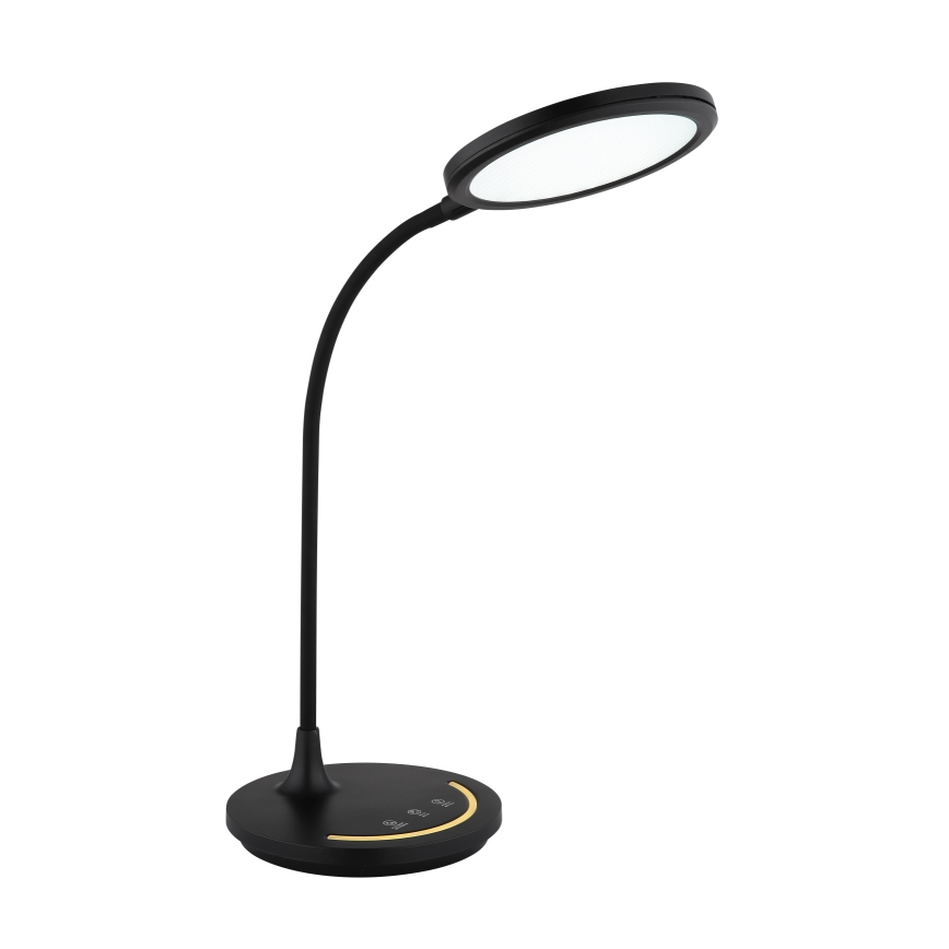 Globo - LED Ściemnialna elastyczna dotykowa lampa stołowa LED/12W/230V 3000/4000/6500K CRI 90 czarna
