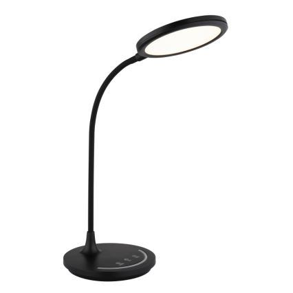 Globo - LED Ściemnialna elastyczna dotykowa lampa stołowa LED/12W/230V 3000/4000/6500K CRI 90 czarna
