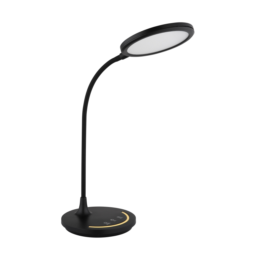Globo - LED Ściemnialna elastyczna dotykowa lampa stołowa LED/12W/230V 3000/4000/6500K CRI 90 czarna