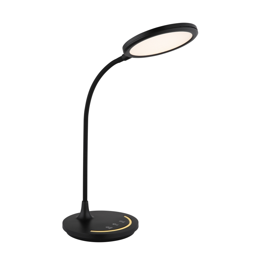 Globo - LED Ściemnialna elastyczna dotykowa lampa stołowa LED/12W/230V 3000/4000/6500K CRI 90 czarna