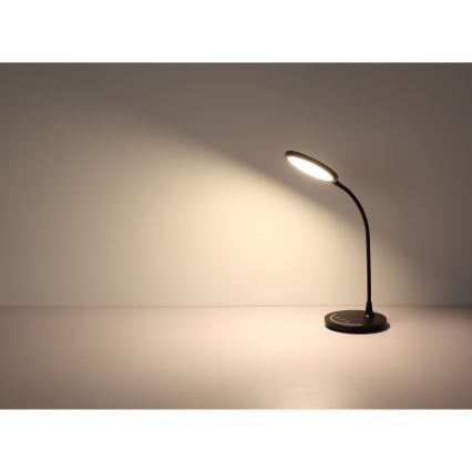 Globo - LED Ściemnialna elastyczna dotykowa lampa stołowa LED/12W/230V 3000/4000/6500K CRI 90 czarna