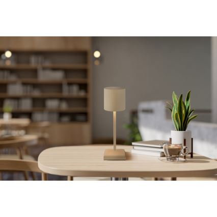 Globo - LED ściemnialna dotykowa ładowalna lampa stołowa LED/1,5W/5V 2200 mAh beżowa