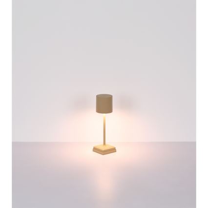 Globo - LED ściemnialna dotykowa ładowalna lampa stołowa LED/1,5W/5V 2200 mAh beżowa