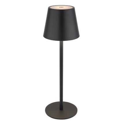 Globo - LED ściemniana dotykowa ładowalna zewnętrzna lampa stołowa 3 w 1 LED/3W/5V 3000/4000/5000K IP54 1800 mAh czarna