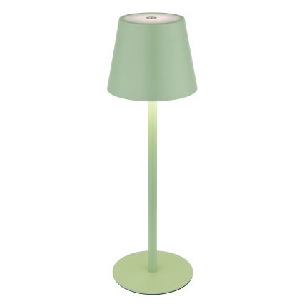 Globo - LED ściemnialna dotykowa ładowalna zewnętrzna lampa stołowa 3 w 1 LED/3W/5V 3000/4000/5000K IP54 1800 mAh zielona