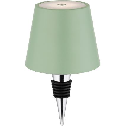 Globo - LED ściemnialna dotykowa ładowalna zewnętrzna lampa stołowa 3 w 1 LED/3W/5V 3000/4000/5000K IP54 1800 mAh zielona