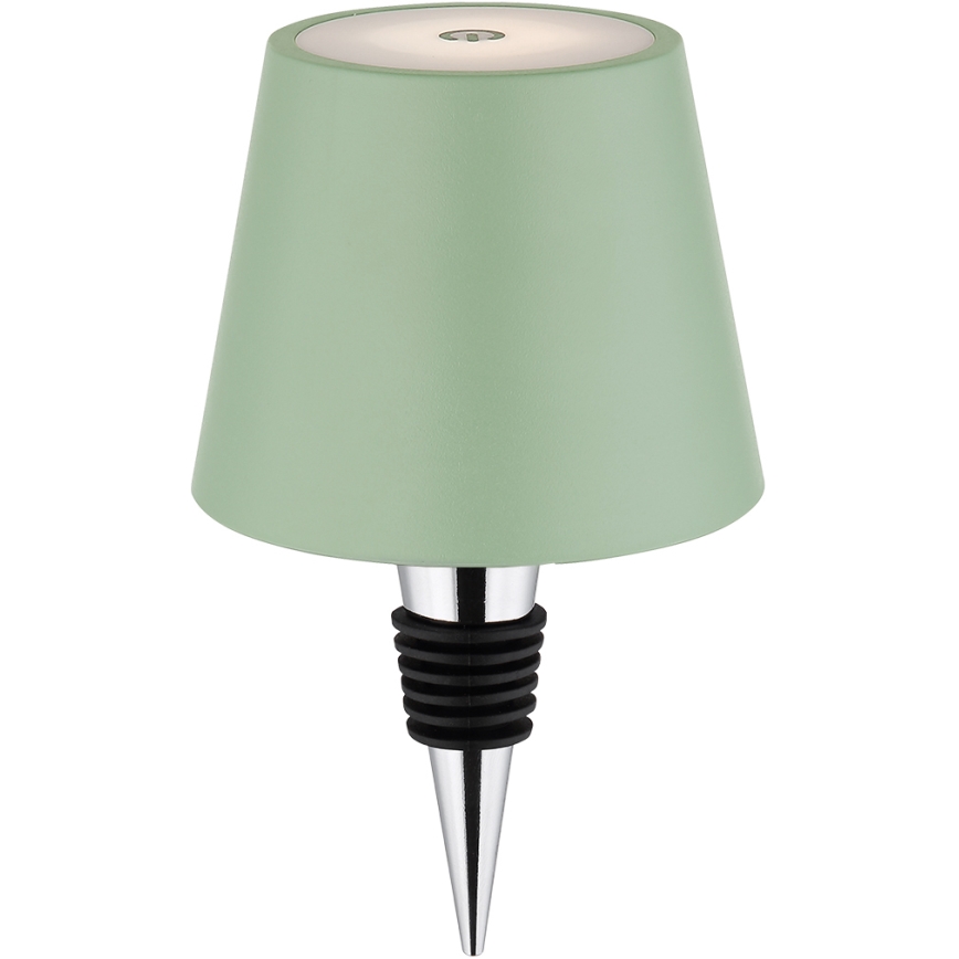 Globo - LED ściemnialna dotykowa ładowalna zewnętrzna lampa stołowa 3 w 1 LED/3W/5V 3000/4000/5000K IP54 1800 mAh zielona